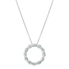 18ct White Gold Diamond Sienna Pendant - Necklace - Walker & Hall