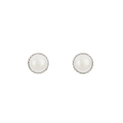 Zoe & Morgan Pearl Earrings - Sterling Silver - Earrings - Walker & Hall