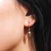 Meadowlark Strawberry Signature Hoop Earrings - Sterling Silver - Earrings - Walker & Hall