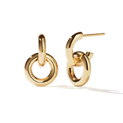Meadowlark Deux Halo Earrings - Gold Plated - Earrings - Walker & Hall