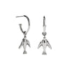 Meadowlark Dove Signature Hoop Earrings - Sterling Silver - Earrings - Walker & Hall