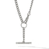 Meadowlark Fob Chain Necklace - Sterling Silver - Walker & Hall
