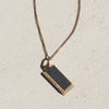 Meadowlark Gold Bar Charm Necklace - Sterling Silver - Necklace - Walker & Hall