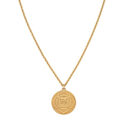 Zoe & Morgan Grounding - Muladhara Necklace - Gold Plated - Necklace - Walker & Hall
