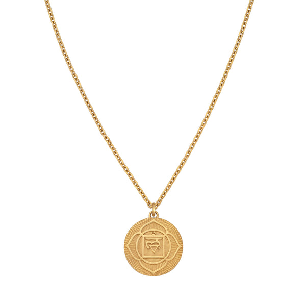 Zoe & Morgan Grounding - Muladhara Necklace - Gold Plated - Necklace - Walker & Hall