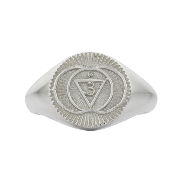 Zoe & Morgan Intuition - Ajna Ring - Sterling Silver - Ring - Walker & Hall