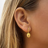 Zoe & Morgan Kina Earrings - Gold Plated & Chrome Diopside - Walker & Hall