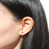 Meadowlark Micro Heart Stud Earrings - Sterling Silver - Earrings - Walker & Hall