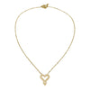 Zoe & Morgan Gypsy Love Necklace - 22ct Yellow Gold Plated - Walker & Hall